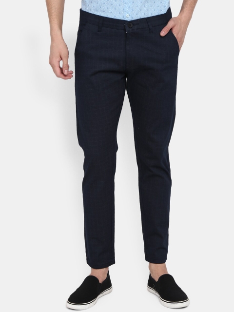 

V-Mart Men Blue Easy Wash Chinos Trousers