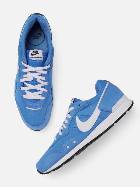 

Nike Men Blue Solid Leather Sneakers