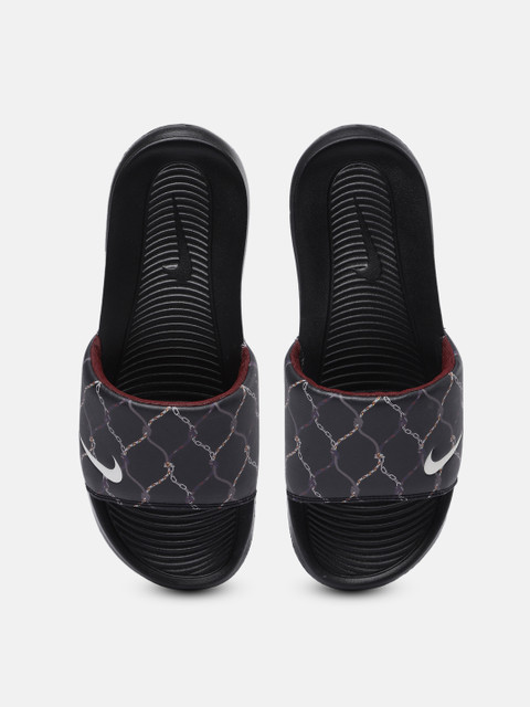 

Nike Men Black Printed Sliders