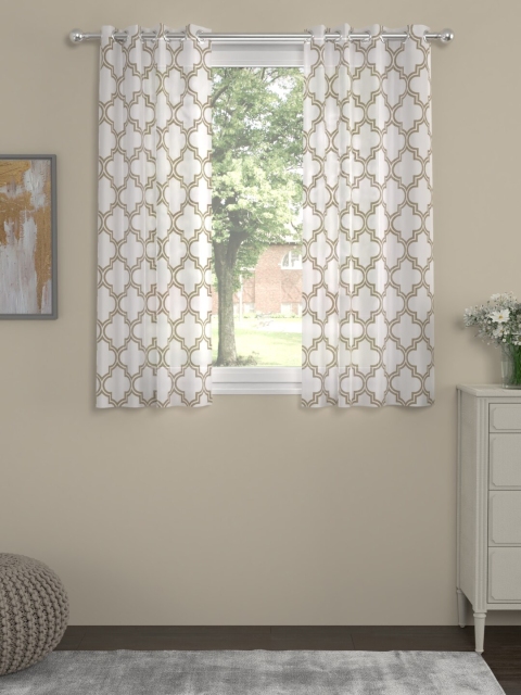 

ROSARA HOME Unisex Beige Curtains and Sheers