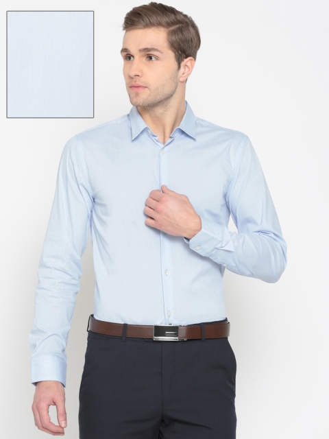 

Jack & Jones Men Blue Slim Fit Solid Casual Shirt