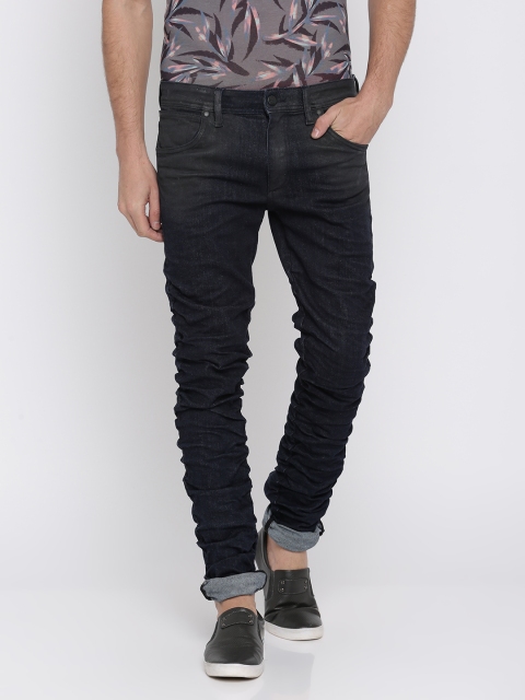 

Jack & Jones Men Blue Slim Fit Mid-Rise Clean Look Stretchable Jeans