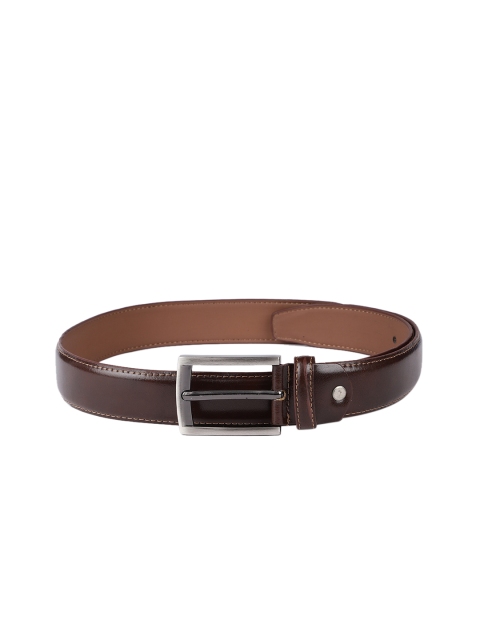 

Park Avenue Men Brown Solid Leather Belt