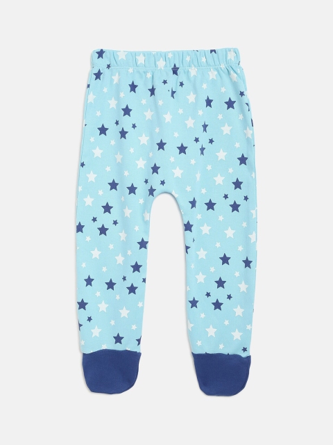 

R&B Boys Blue Printed Joggers Trousers