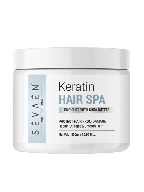 

SEVAEN Keratin Hair Spa Cream 500 ml, White