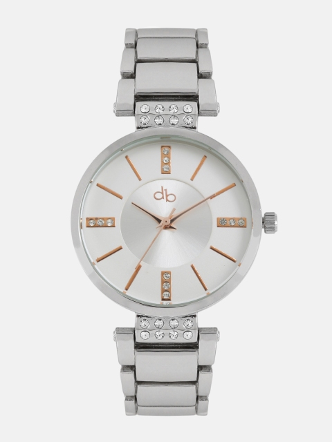 

DressBerry Women White Embellished Analogue Watch MFB-PN-SNT-A08