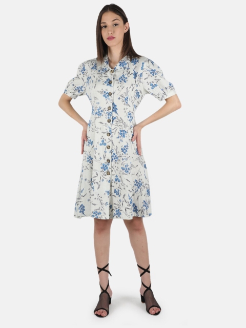 

Monte Carlo Blue Floral Shirt Dress