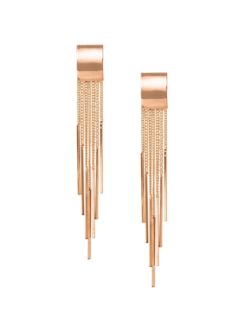 

FabAlley Gold-Toned Contemporary Drop Earrings