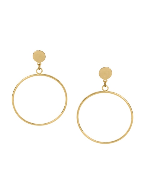 

FabAlley Gold-Toned Contemporary Drop Earrings