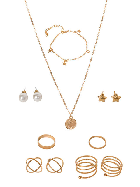 

FabAlley Gold-Plated Jewellery Set