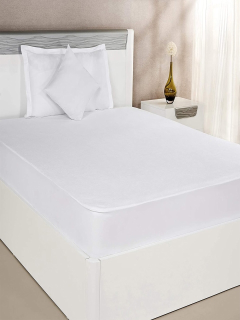 

Hammer Home White Solid Water Proof King Mattress Protector