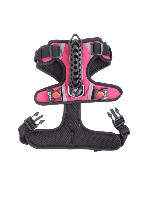 

Lulala Pink & Black Solid Dog Harnesses