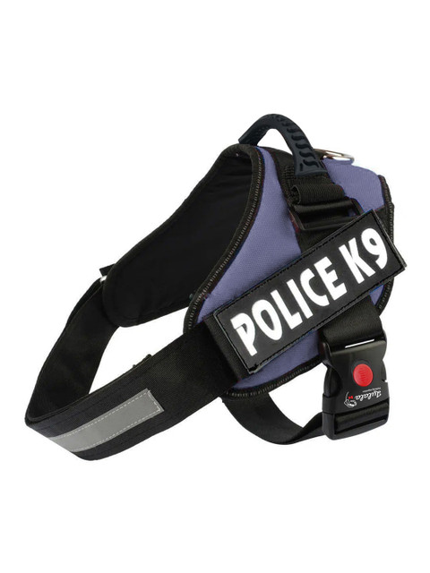 

Lulala Black & Blue POLICE K9 Dog Vest Harness