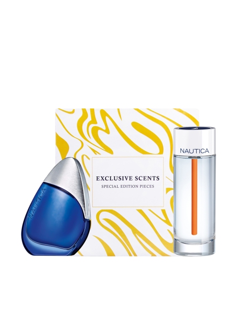 

Nautica Men Combo of Aqua Rush & Life Energy Eau De Toilette - 100 ml Each, Blue