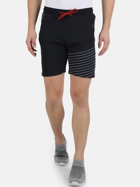 

Monte Carlo Men Blue Striped Shorts
