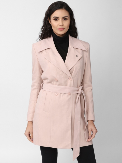 

Van Heusen Woman Women Pink Checked Longline Tailored Jacket