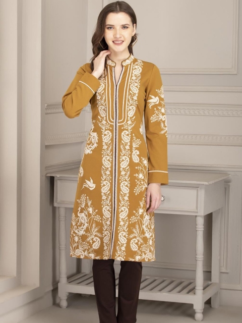 

Lakshita Women Yellow & harvest gold Ethnic Motifs Printed Kurta
