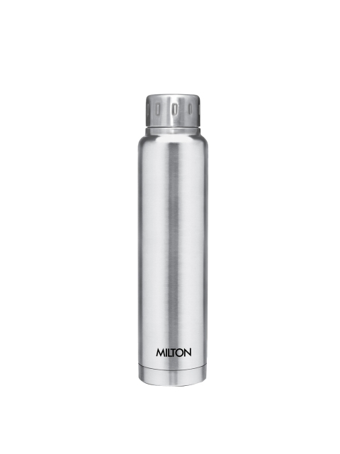

Milton Silver Toned Steel Elfin 500 Thermosteel Hot & Cold Water Bottle, 500 ml