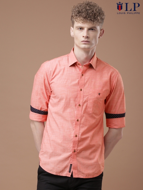 

Louis Philippe Sport Men Red Slim Fit Solid Casual Shirt