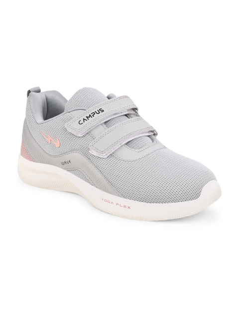 

Campus Women Grey Mesh Running Shoes