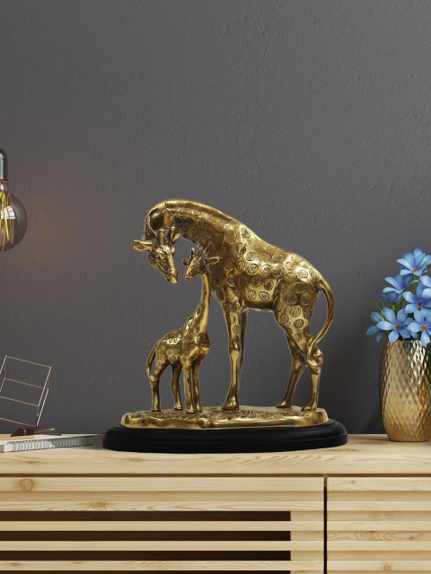 

WENS Bronze-Toned Giraffe Family Figurine Showpiece
