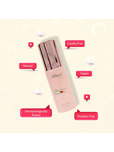 

Milagro beauty Green Tea & Watermelon Face Toner 100 ml, Na