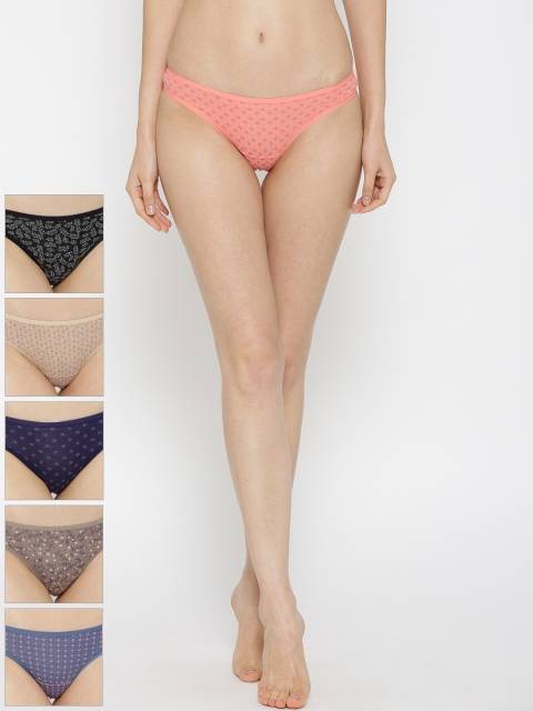 

Amante Pack of 6 Printed Bikini Briefs PPK96102, Multi