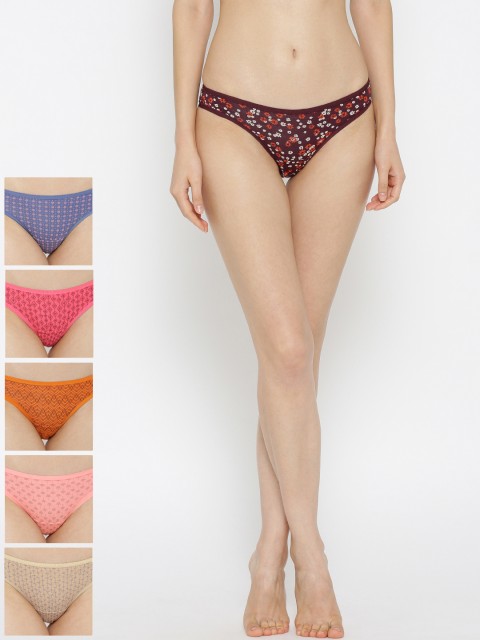 

Amante Pack of 6 Printed Bikini Briefs PPK96102, Multi