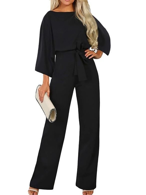 

URBANIC Black Basic Jumpsuit