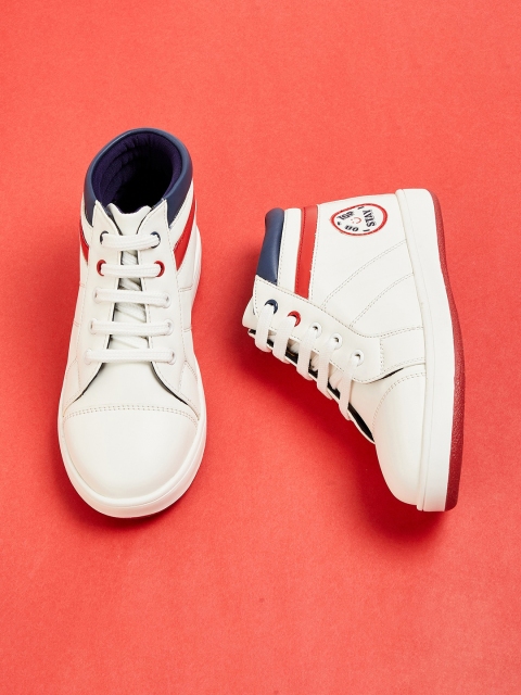 

Fame Forever by Lifestyle Boys White PU Sneakers
