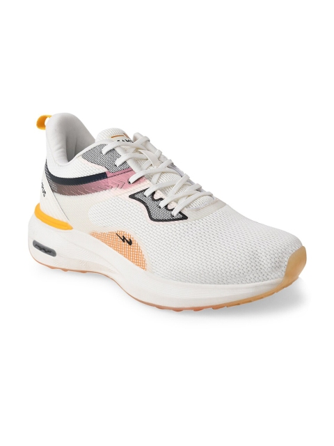 

Campus Men Off White Mesh Running Shoes