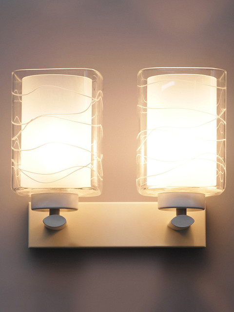 

THE LIGHT STORE White Printed Wall Lights