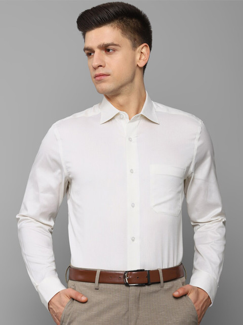 

Louis Philippe Men White Formal Shirt