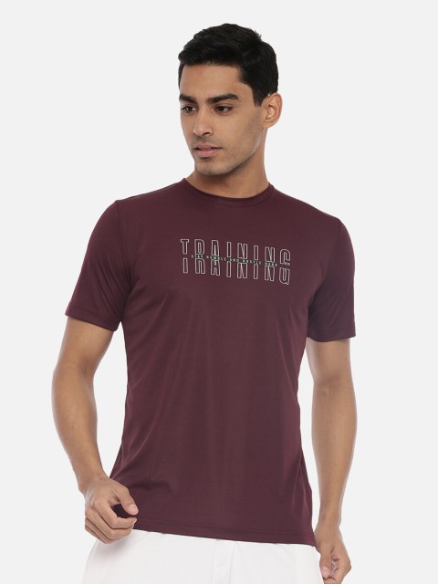

R&B Men Purple Typography Printed T-shirt