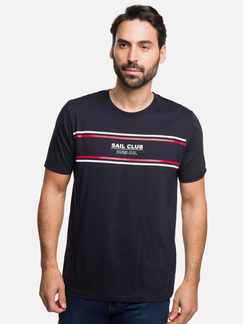 

R&B Men White V-Neck Slim Fit T-shirt