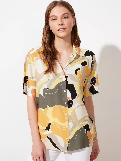 

Bayship Women Multicoloured Original Printed Party Shirt, Multi
