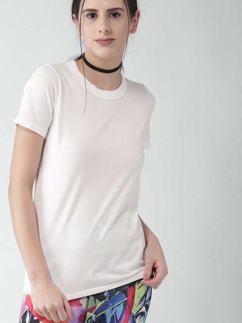 

FOREVER 21 Women White Solid Top
