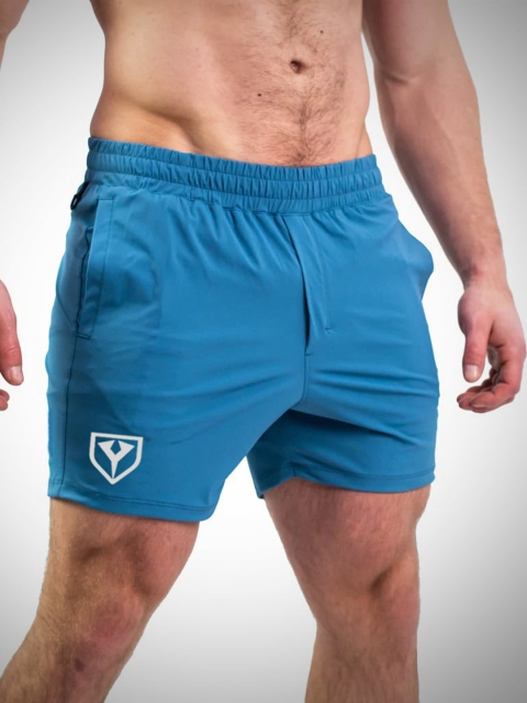 

Yazole Men Blue Loose Fit Training or Gym Sports Shorts