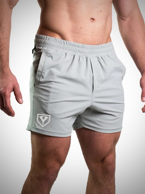 

Yazole Men Grey Loose Fit Training or Gym Sports Shorts