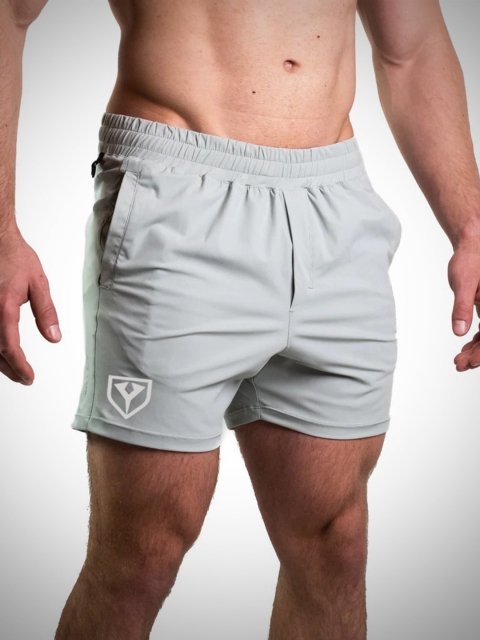 

Yazole Men Grey Loose Fit Training or Gym Sports Shorts