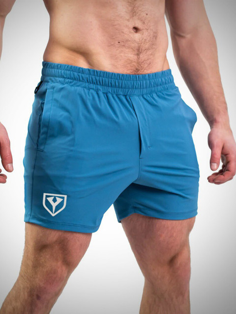 

Yazole Men Blue Loose Fit Training or Gym Sports Shorts