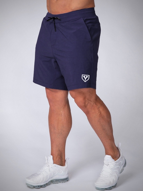 

Yazole Men Navy Blue Loose Fit Training or Gym Sports Shorts