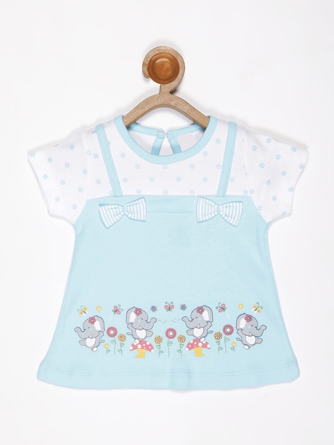 

V2 Value & Variety Blue Floral A-Line Mini Dress