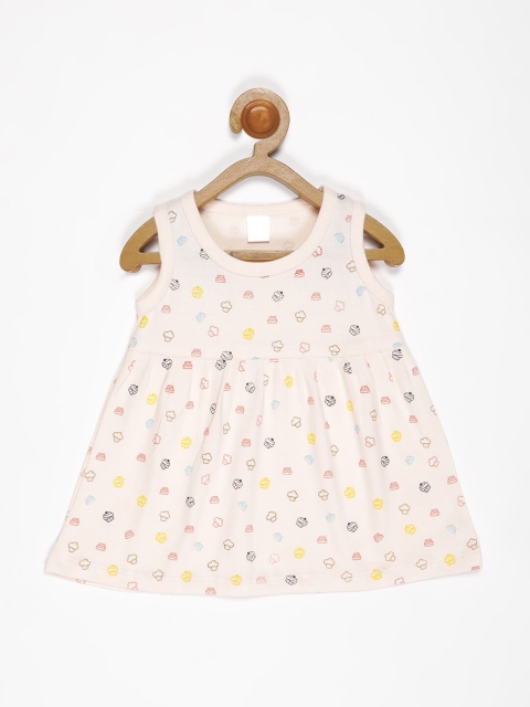 

V2 Value & Variety Peach-Coloured A-Line Mini Dress