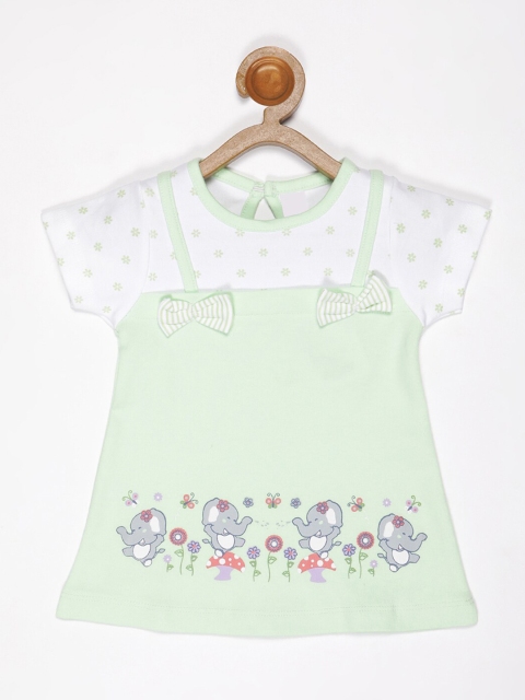 

V2 Value & Variety Green A-Line Mini Dress
