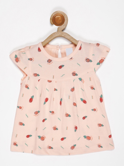 

V2 Value & Variety Peach-Coloured Dress