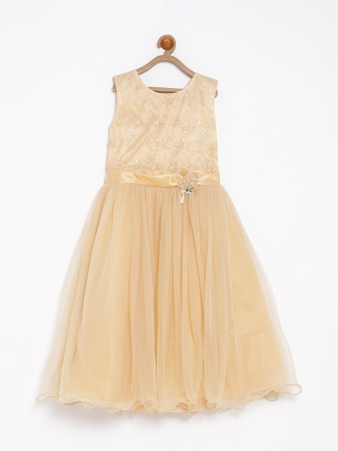 

V2 Value & Variety Brown Net Maxi Dress