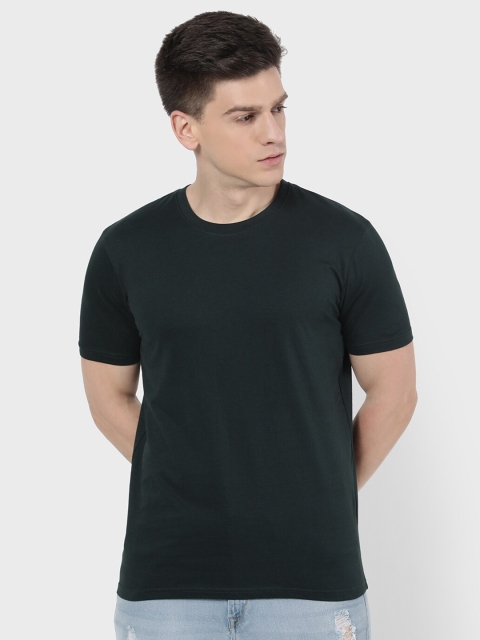 

R&B Men Green Applique T-shirt
