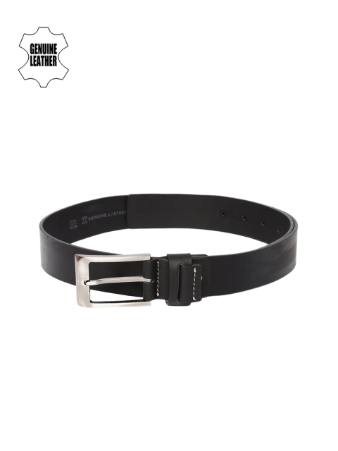 

Mast & Harbour Men Black Genuine Leather Belt