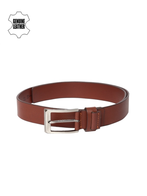 

Mast & Harbour Men Tan Brown Genuine Leather Belt